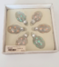6 piece glass Christmas ornament set for tree decoration festive holiday décor in Lagos, Nigeria