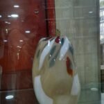 Vase Multi Colour Stripe