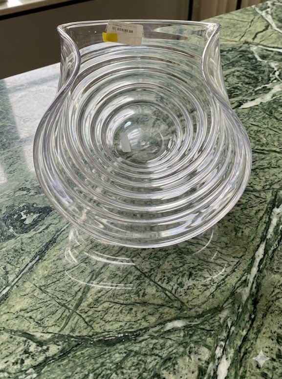 Modern HY36 clear glass transparent planter for indoor botanical displays and home décor in Lagos, Nigeria