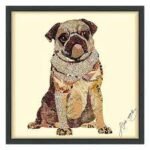 Pug Collage Picture Photo Frame