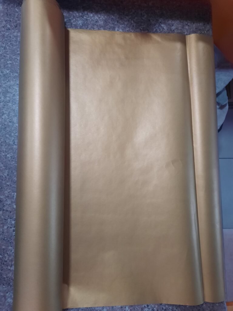 Premium gold foil patterned Kraft paper roll for luxury gift wrap and wall decor in Lagos, Nigeria
