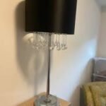 Black Single Lamp Table Light 60 Cmh
