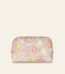 Floral daisy print cosmetic bag for makeup and skincare storage in Lagos, Nigeria