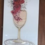 Abstract Cocktail On White Wall Art