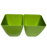 Eden 14.5Cm Sqr Green Salad Bowl Bamboo Fibre