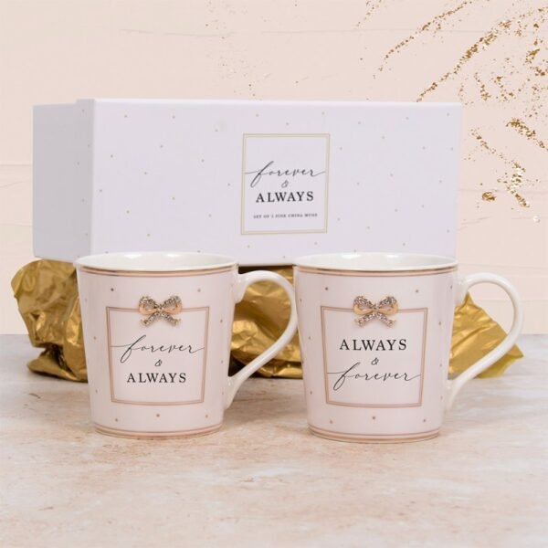 Madelaine_Forever_Always_Mug_Set_of_2.jpg Forever & Alwas Mugs Set 2 - Image 1