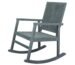 Grey wash chevron rocking chair for indoor and patio relaxation in Lagos, Nigeria.