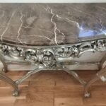 Gilt Console Table With Mirror