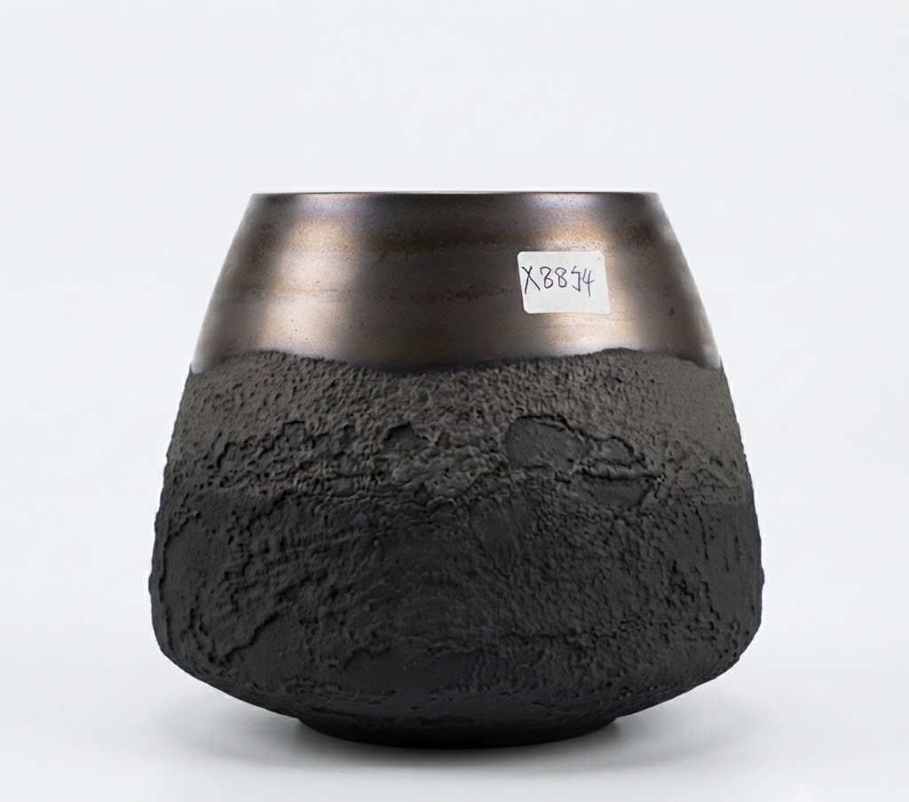 SML charred ash Hurrica décor accent with rich texture for modern interiors in Lagos, Nigeria
