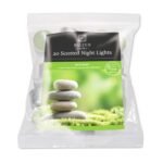Baltus 12 Pack 8Hr Burn Maxi White Bagged Lights -Tealight Candle