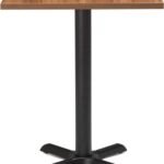 Matt Black 70Cm Mini Square Table