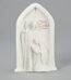 7.5″ Holy Family nativity figurine with arch resin décor for Christmas in Lagos, Nigeria