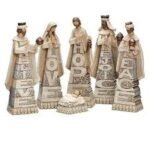 8.25" 6 Pieces Nativity Stack Figurine