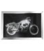 Nevina Crystal Motorcycle Wall Art – Mirrored Frame Decorative Piece by ACME