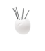 White ceramic wall-mounted hanging reed diffuser with black reeds for safe and stylish home fragrance in Lagos, Nigeria
