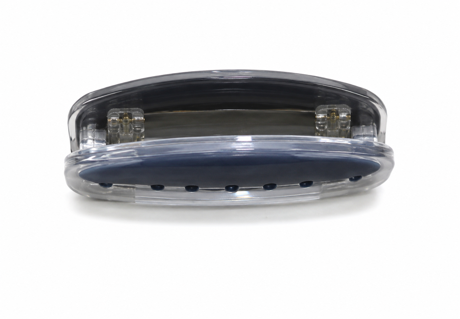 Clear magnetic office clip with a comfortable blue rubber grip Clear magnetic office clip with a comfortable blue rubber grip for holding papers in Lagos, Nigeria for holding papers in Lagos, Nigeria