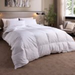 White 10.5 tog oriental hollowfibre duvet for cozy and breathable bedding in Lagos, Nigeria
