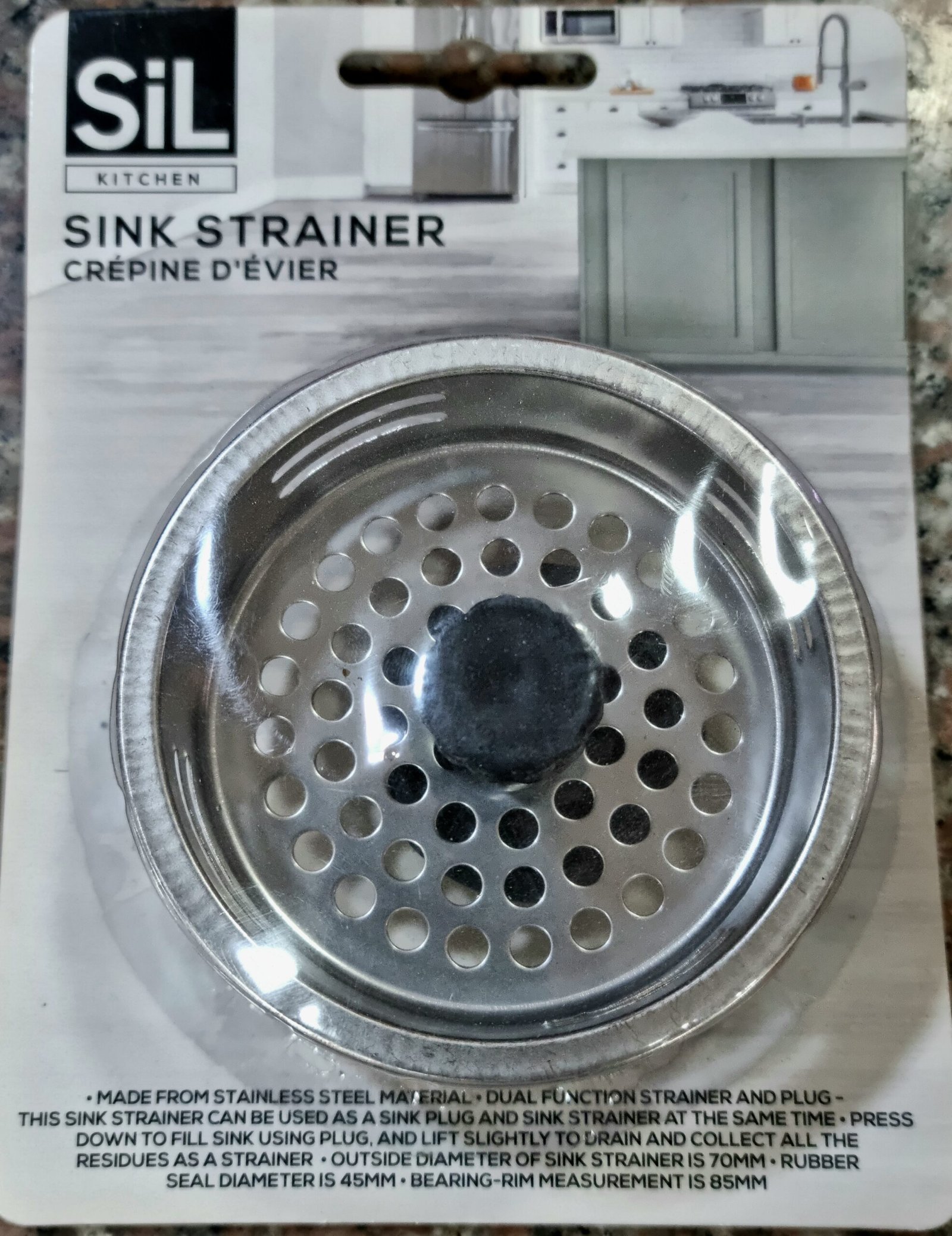 Sil 7.5cm Sink Strainer 7.5Cm Sink Strainer - Image 1