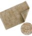 Beige twinkle bath mat with shimmering details for luxury bathroom floor décor in Lagos, Nigeria