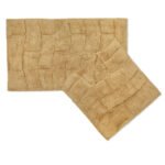 2Pcs Bathroom Set Beige