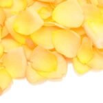 Rosa Petalos Amarillo+Hojas Flower