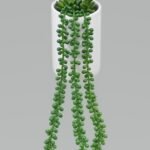 16x11 succulent wall decor with artificial green plants mounted panel for home wall styling in Lagos Nigeria modern decor