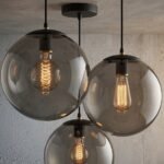 Lustre Balls (100–200 mm) Smoke Lighting – Decorative Hanging Spheres