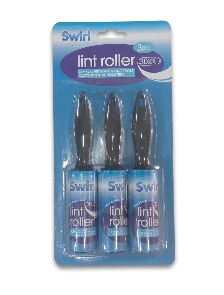Lint remover roller 3-pack for removing lint, pet hair, and dust from clothes, sofas, and fabrics in Lagos