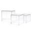 Crystall Clear Large Cube Table Decor, clear acrylic nesting display riser for modern home decor in Lagos, Nigeria.