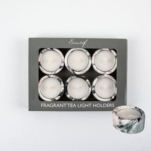 A pack of six pink Aphrodite Fragranced Tea Holders 6pc scented tealights for home ambiance in Lagos, Nigeria