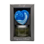 sea lily heart shaped fragrance diffuser bottle with reeds Lagos Nigeria