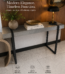 Chargrin console table 140x40x85cm with sleek design for hallway décor in Lagos, Nigeria