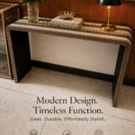 Modern slim console table for hallway or living room décor in Lagos, Nigeria for hallway or living room décor in Lagos, Nigeria