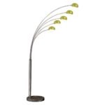 3 Part Body/Base/Green Floor Lamp