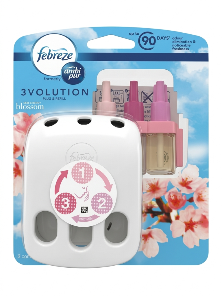 Febreze 3Vol Complete Cherry Blossom PK3 plug in refill pack in Lagos Nigeria