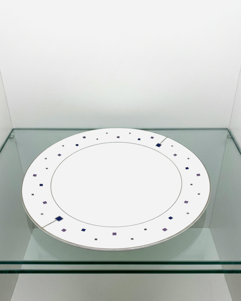 Virtu 273mm white ceramic dinner plate for luxury dining and table settings in Lagos, Nigeria