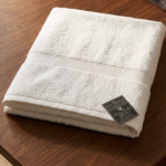 Cream VL Popcorn 600gsm bath sheet towel set 2×24″ for bathroom comfort in Lagos, Nigeria