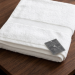 Navy 600GSM popcorn header bath towel plush cotton luxury towel Lagos Nigeria