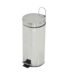 Polished 30L stainless steel step-on pedal bin with a soft-close lid for kitchen waste in Lagos, Nigeria