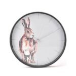 Meg Hawkins Round Wall Clock 30 Cm Hare