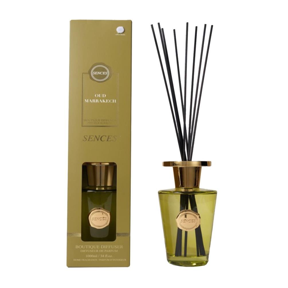 Sencés 300ml luxury Oud Marrakech reed diffuser for rich aromatic scent in Lagos, Nigeria