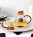 3 piece glass tea set with teapot and cups for serving tea in Lagos, Nigeria