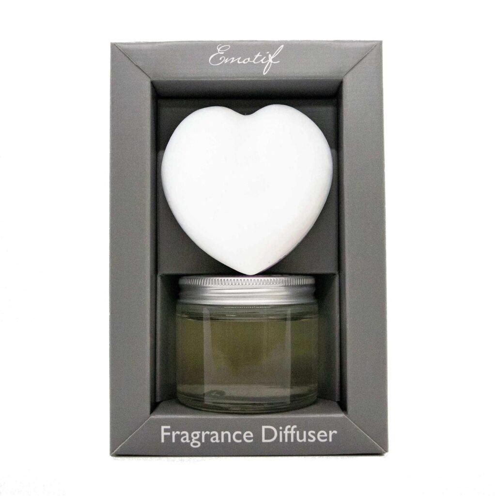 fresh linen heart shaped fragrance diffuser with reeds in Lagos Nigeria