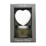 fresh linen heart shaped fragrance diffuser with reeds in Lagos Nigeria