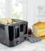 KitchenPerfected 4 slice extra wide slot toaster black for bread, bagels and thick slices, modern kitchen appliance in Lagos, Nigeria
