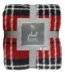 Plaid reversible blanket throw soft double sided cozy cover for sofa or bed in Lagos, Nigeria