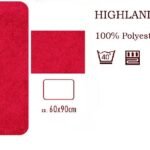 Spirella Bath Mat Highland Red