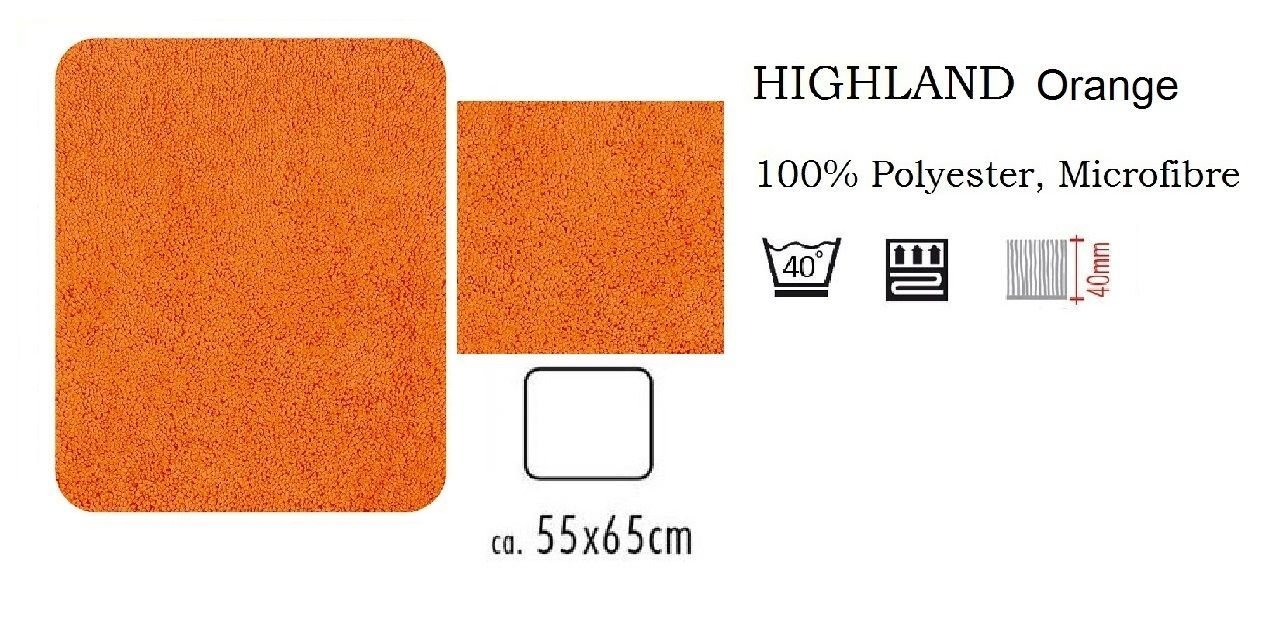 s-l1600-47.jpg Orange Microfibre Bath Mat - Image 1