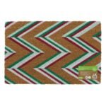 Zig Zag Latex Coir Door Mat 40X60Cm