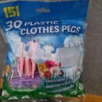 Plastic Clothes Pegs 30Pk